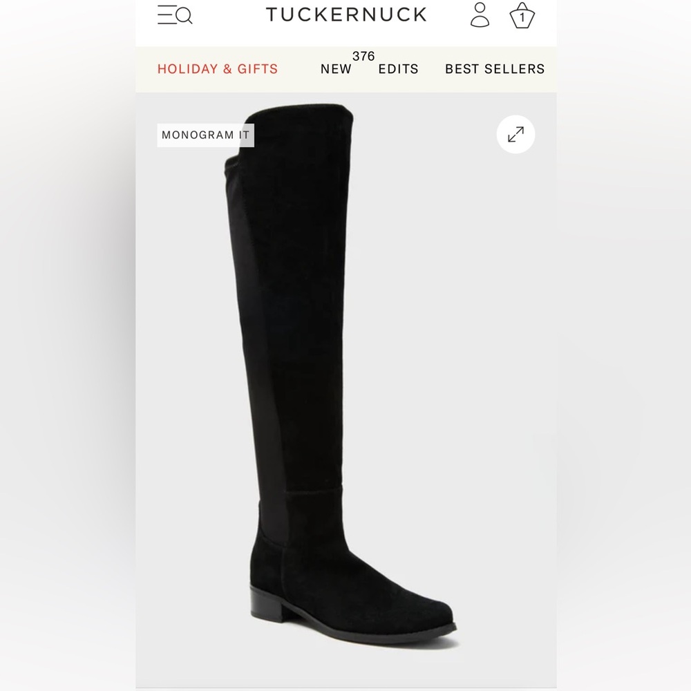 Tuckernuck Blondo Black Suede Waterproof Velma Boots size 8.5